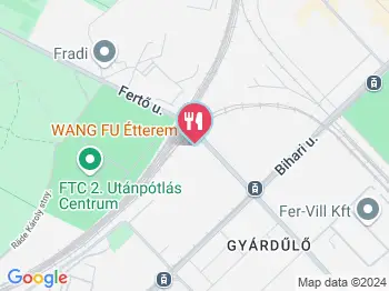 Wang Fu Kínai Étterem Budapest a térképen
