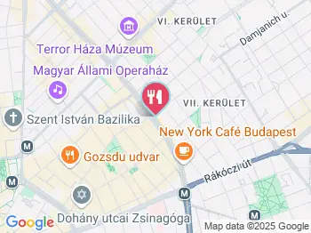 Warmcup Budapest a térképen