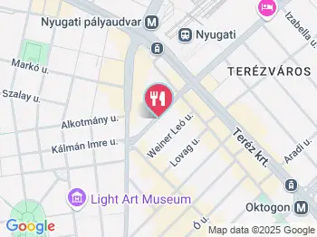 Wasabi Running Sushi & Wok Restaurant - Podmaniczky utca Budapest a térképen