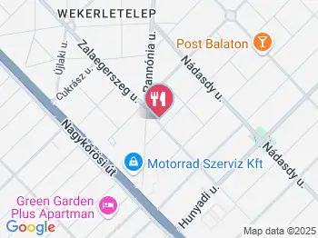 Wekerlei Kozma Cukrászda Budapest a térképen