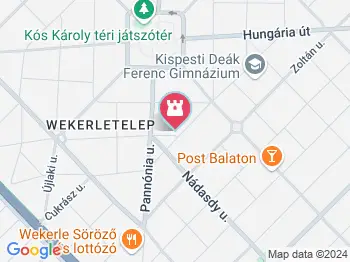 Wekerletelep Budapest a térképen