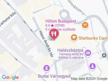 White Raven Skybar & Lounge Budapest a térképen