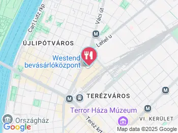Wok n' Go WestEnd Budapest a térképen