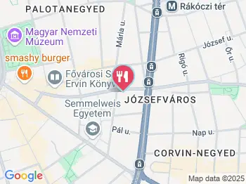 Wok & Tandoori Express Budapest a térképen