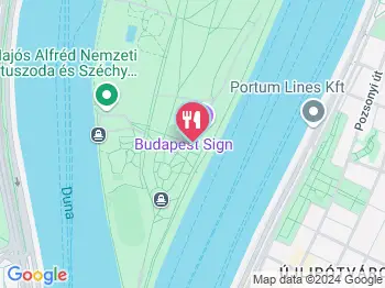 Wonder Island Budapest a térképen