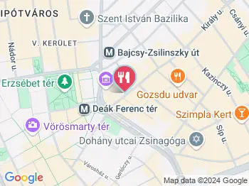 XO Donut Budapest a térképen