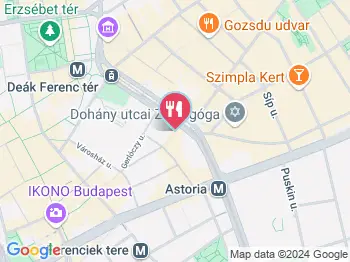 Yaku Café Budapest a térképen