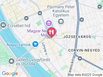 YoGastro Budapest a térképen