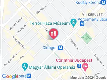 YouCha Bubble Tea Budapest a térképen