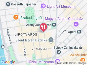 Zeller Bisztró Budapest a térképen