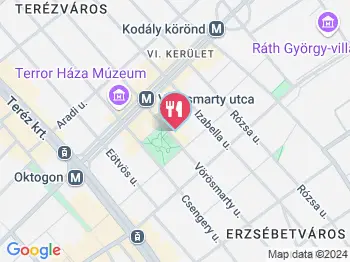 Zen Eatery Budapest a térképen