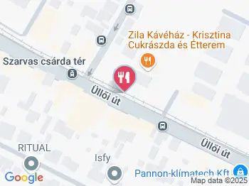 Zila Kávéház, Étterem & Cukrászda Budapest a térképen