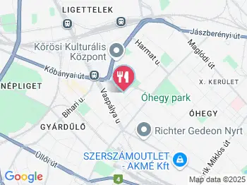 Zila Vendéglő Budapest a térképen