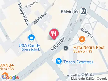 Zing Burger - Kálvin Budapest a térképen