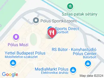 Zing Burger - Pólus Budapest a térképen