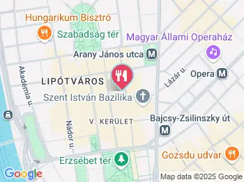 Zizi Bubbles & Tapas Budapest a térképen