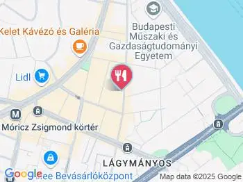 Zöld Pagony Budapest a térképen