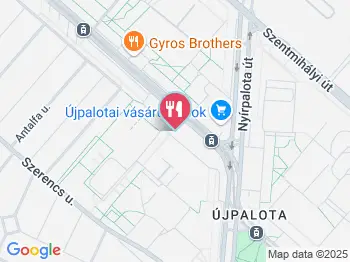 Zöldpont Pizzeria-Cafe Budapest a térképen