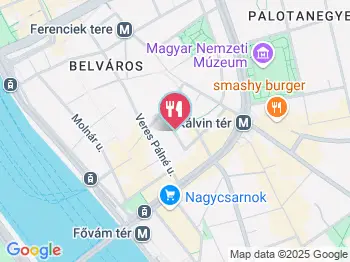 Zoocafé Budapest a térképen