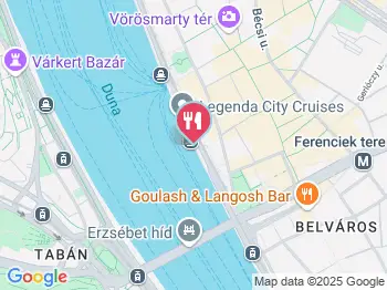 Zsófia Rendezvényhajó Budapest a térképen