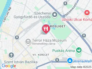 Hotel Benczúr étterme- Zsolnay Étterem Budapest a térképen