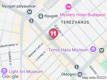 Zsolnay Kávéház Budapest a térképen