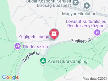 Zugligeti Libegő Budapest a térképen