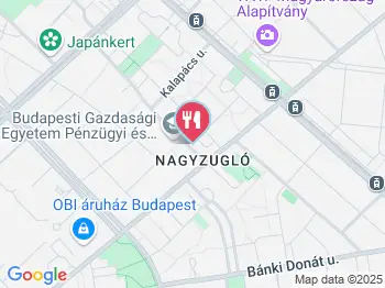 Zugló Gyöngye Budapest a térképen