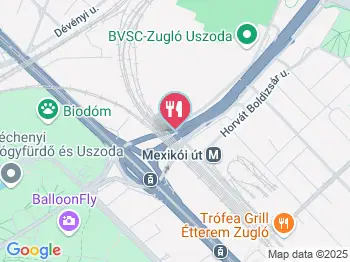 Zugló Pálya Étterem & Pizzéria Budapest a térképen