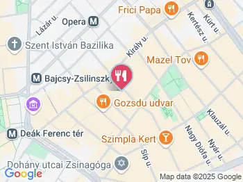 ZUI Brunch & Bar Budapest a térképen