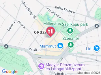 Zusi Budapest a térképen