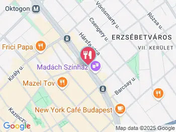 Zydeco Bar Budapest Budapest a térképen