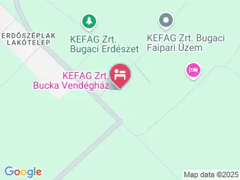 Bucka Szálló Bugac a térképen