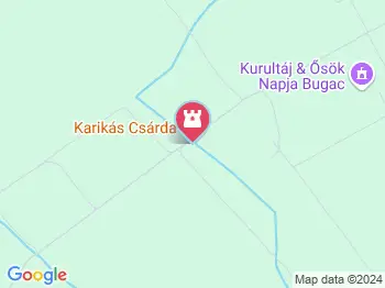 Bugaci csikósbemutató Bugac a térképen