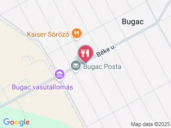 Hársfa Presszó Bugac a térképen