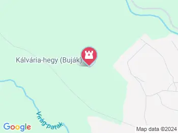 Bujáki Kálvária Buják a térképen