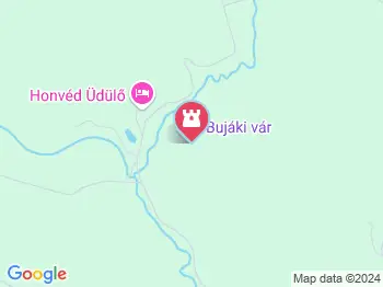Bujáki várrom Buják a térképen