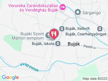 Mónika Cukrászda Buják a térképen