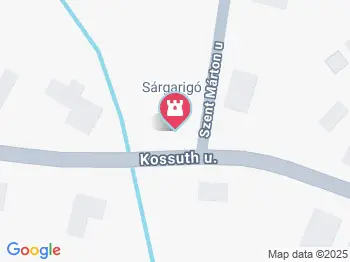 Sárgarigó-szobor Buják a térképen