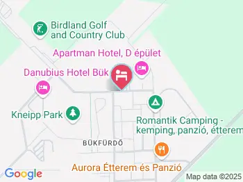 Apartman Hotel Bük, Bükfürdő a térképen