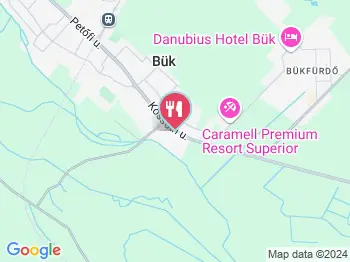 Bükfürdői Piroska Étterem Bük, Bükfürdő a térképen