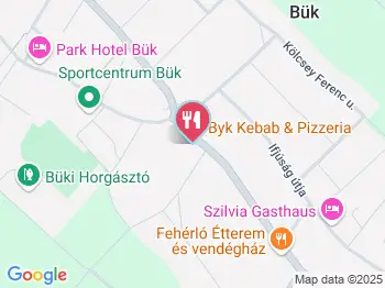 Byk-Kebab & Pizza Bük, Bükfürdő a térképen