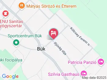 EMAN Apartmanház Bük, Bükfürdő a térképen