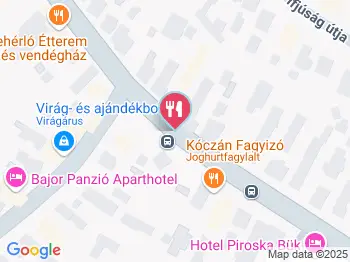 Fehér Ló étterem Bük, Bükfürdő a térképen