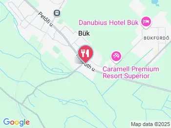 Fehérló Étterem Bük, Bükfürdő a térképen