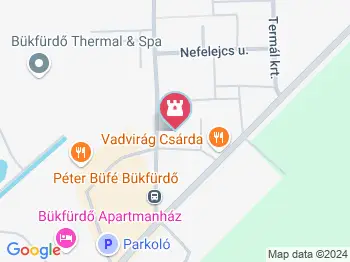 Funcity Bük, Bükfürdő a térképen