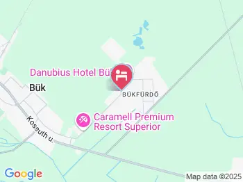 Golf Apartman Bük, Bükfürdő a térképen