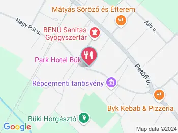 Hordó Étterem Bük Bük, Bükfürdő a térképen