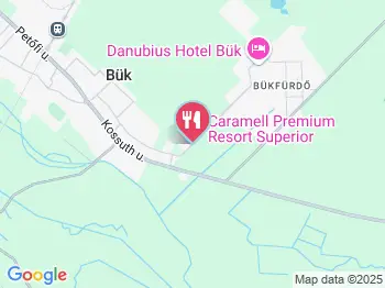 Hotel Caramell Mandala étterem Bük, Bükfürdő a térképen