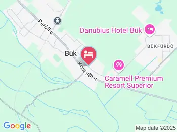 Kellner Vendégház Bük, Bükfürdő a térképen